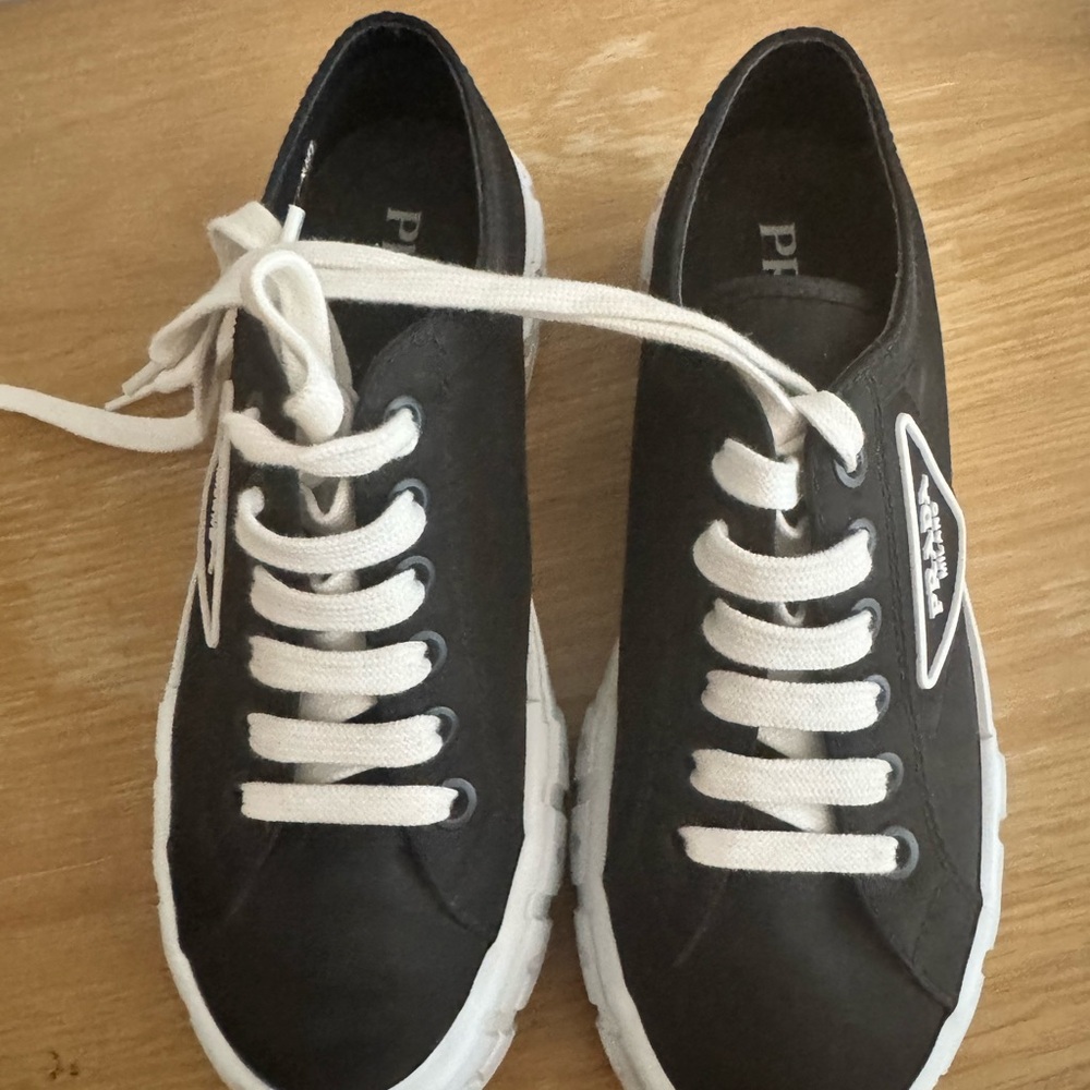 Black and White Sneakers Prada sneakers 7.5. New